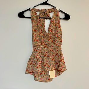 Floral Ruffle Tank